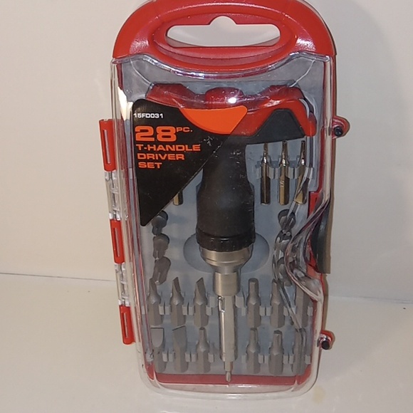 Screwdriver Ratcheting Set 28Bit Mechanics Tool Set Brand New T Handle Drive Set - Picture 3 of 6